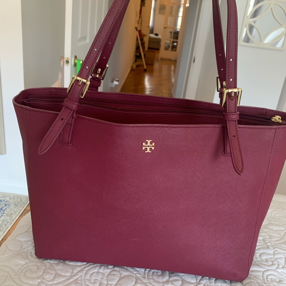 Tory Burch “York” Large tote shiraz